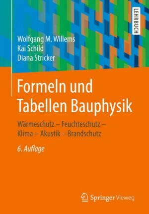 Formeln und Tabellen Bauphysik