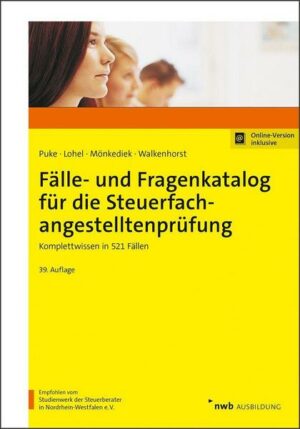 Fälle- und Fragenkatalog für die Steuerfachangestelltenprüfung