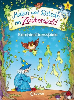 Malen und Rätseln im Zauberwald - Kombinationsspiele