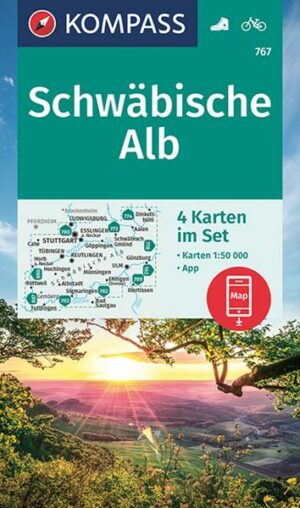 KOMPASS Wanderkarte 767 Schwäbische Alb