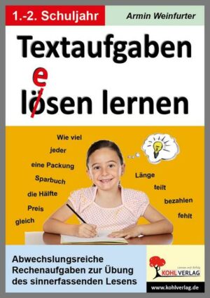 Textaufgaben l(e)ösen lernen - 1.-2. Schuljahr