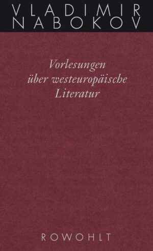 Vorlesungen über westeuropäische Literatur