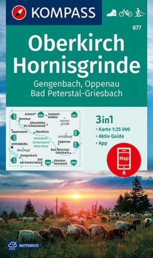 KOMPASS Wanderkarte 877 Oberkirch