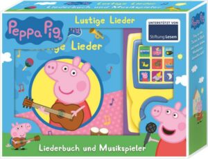 Peppa Pig - Lustige Lieder - Liederbuch und Musikspieler - Pappbilderbuch mit 15 beliebten Kinderliedern