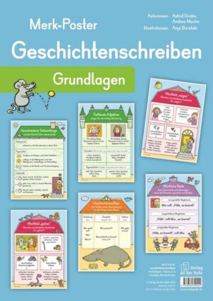 Merk-Poster: Geschichtenschreiben - Grundlagen