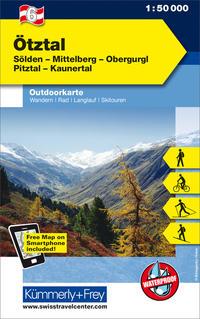 KuF Österreich Outdoorkarte 06 Ötztal 1 : 50 000