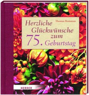 Herzliche Glückwünsche zum 75. Geburtstag