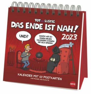 Holtschulte: Tot aber lustig Premium-Postkartenkalender 2023