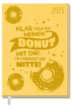 Trötsch Taschenkalender A7 Soft Touch Donut 2023