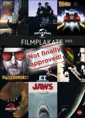 Universal Filmplakate Edition Kalender 2023