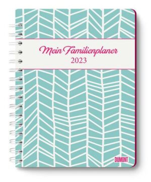 Familienplaner-Buch Pattern 2023 - Diary - Buchkalender - Taschenkalender - 17