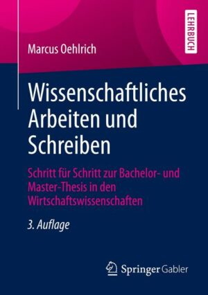 Wissenschaftliches Arbeiten und Schreiben