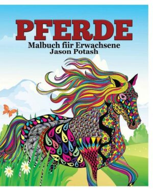 Pferde Malbuch fur Erwachsene