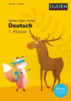 Wissen  Üben  Testen: Deutsch 1. Klasse