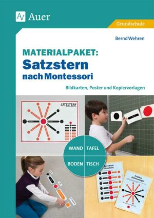 Materialpaket Satzstern nach Montessori