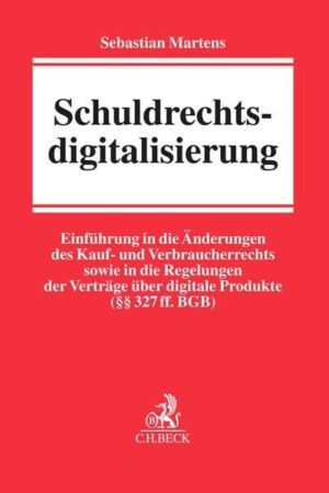 Schuldrechtsdigitalisierung