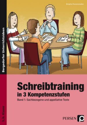 Schreibtraining in 3 Kompetenzstufen -  Band 1