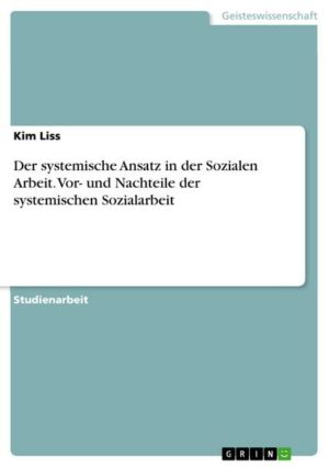 Der systemische Ansatz in der Sozialen Arbeit. Vor- und Nachteile der systemischen Sozialarbeit