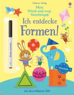 Mein Wisch-und-weg-Vorschulspaß: Ich entdecke Formen!