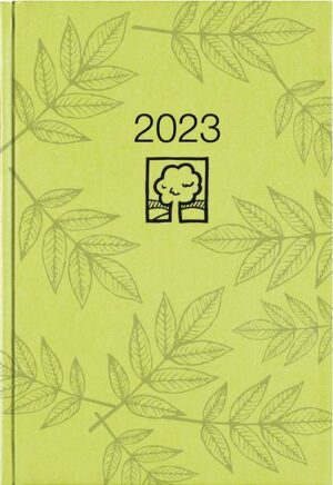 Wochenbuch grün 2023 - Bürokalender 14