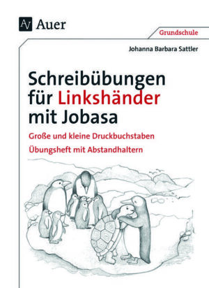 Schreibübungen für Linkshänder mit Jobasa