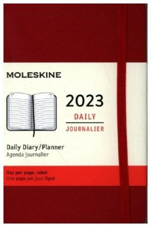 Moleskine 12 Monate Tageskalender 2023