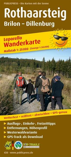 Wanderkarte Rothaarsteig