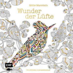 Millie Marotta's Wunder der Lüfte – Die schönsten Ausmalabenteuer