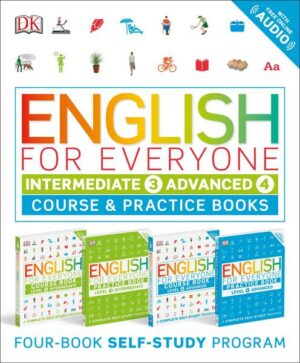 English for Everyone: Intermediate and Advanced Box Set: Course and Practice Booksâ 'Four-Book Self-Study Program