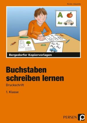 Buchstaben schreiben lernen - Druckschrift