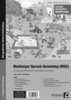 Marburger Sprach-Screening (MSS) - Testbögen-Heft