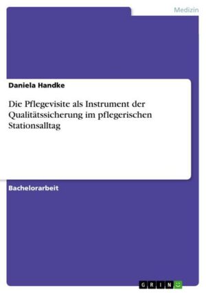 Die Pflegevisite als Instrument der Qualitätssicherung im pflegerischen Stationsalltag