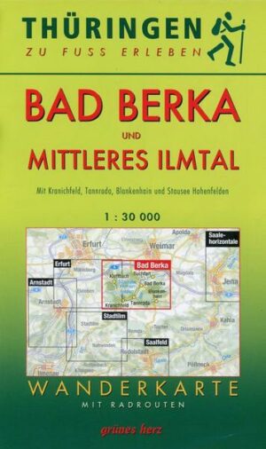 Wanderkarte Bad Berka und Mittleres Ilmtal 1 : 30 000