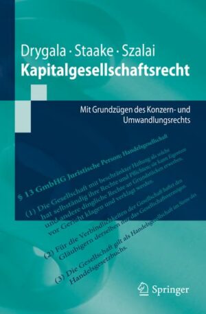 Kapitalgesellschaftsrecht