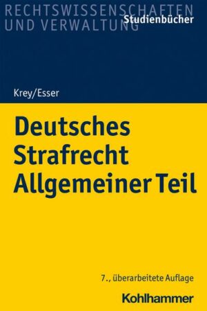 Deutsches Strafrecht Allgemeiner Teil