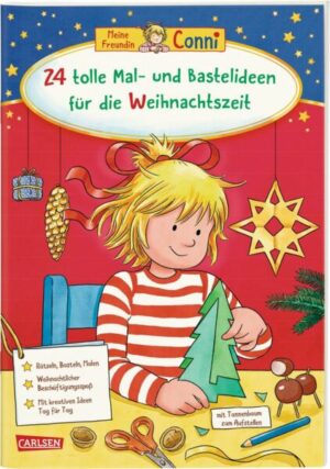 Conni Gelbe Reihe (Beschäftigungsbuch): 24 tolle Mal- und Bastelideen für die Weihnachtszeit