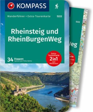 KOMPASS Wanderführer Rheinsteig RheinBurgenWeg