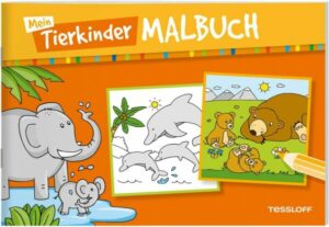 Mein Tierkinder-Malbuch